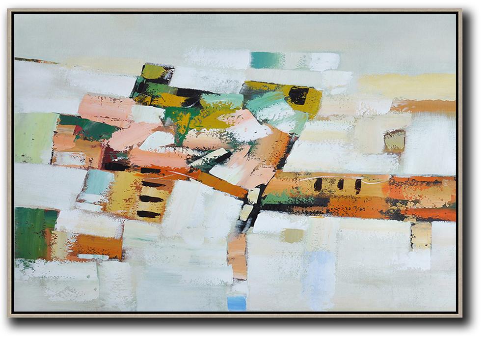 Oversized Horizontal Contemporary Art - Print Image On Canvas Extra Large